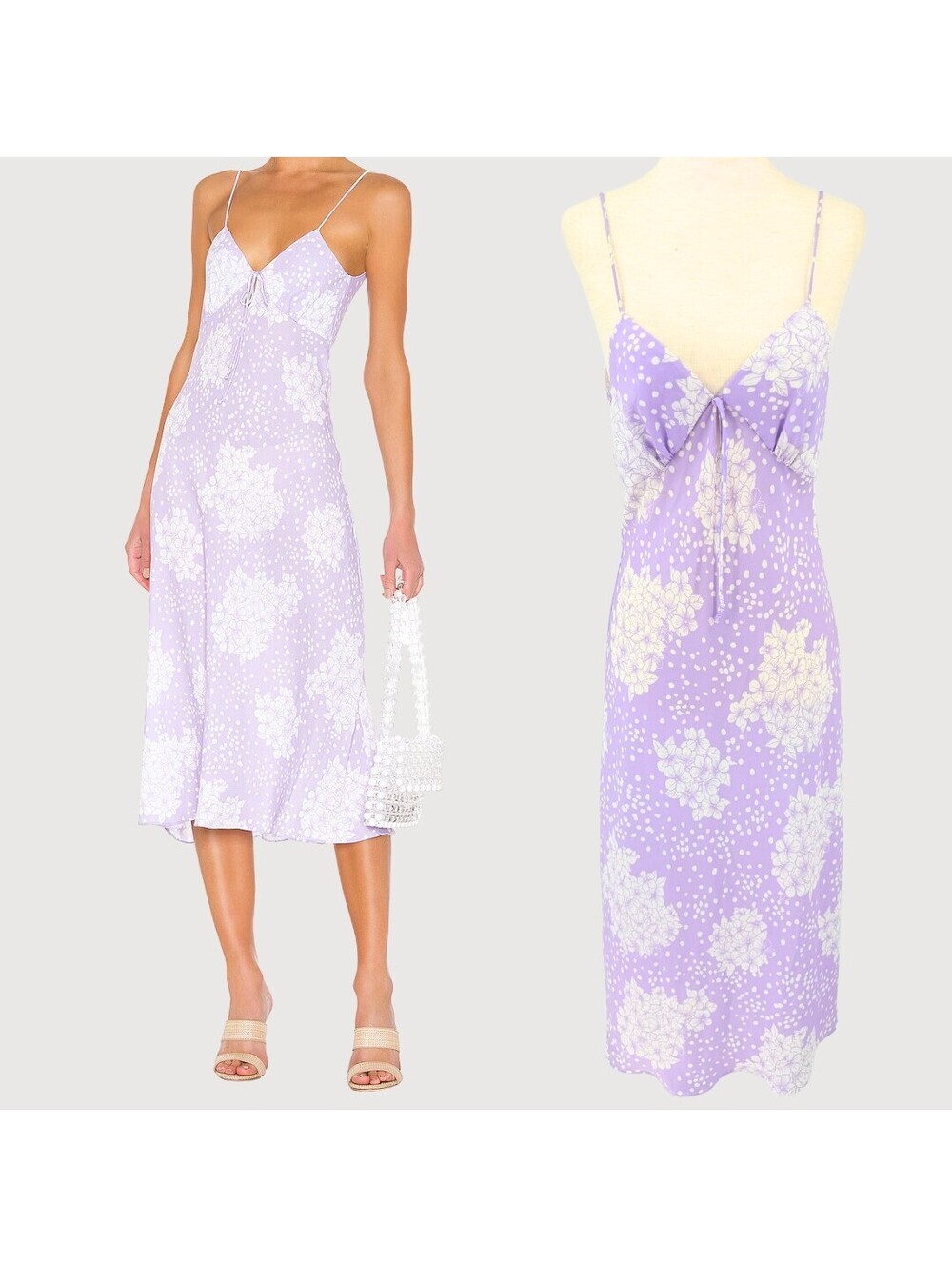 Revolve Endless Summer Resa Suki Slip Dress Floral S